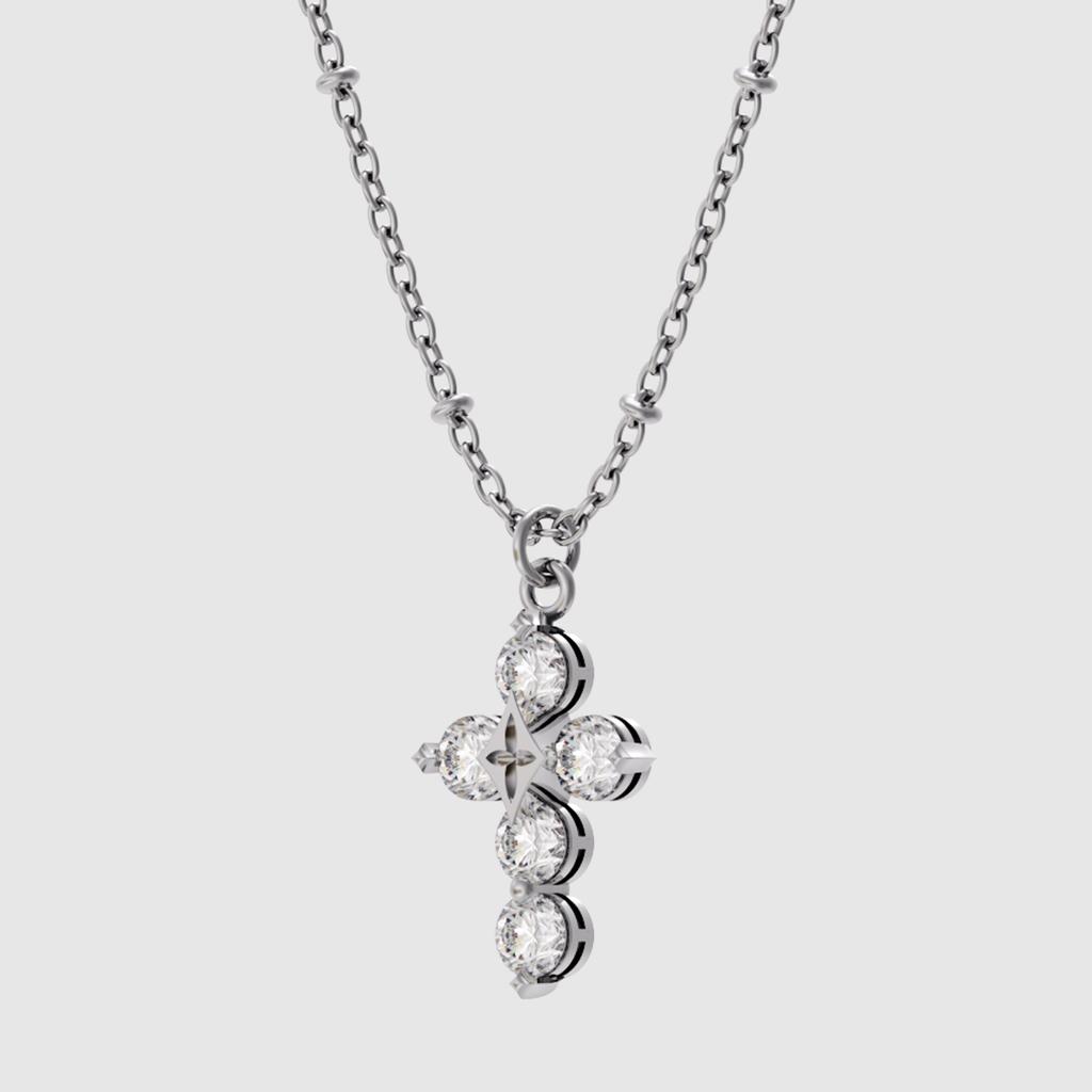 Musee.Art Starry Cross Necklace