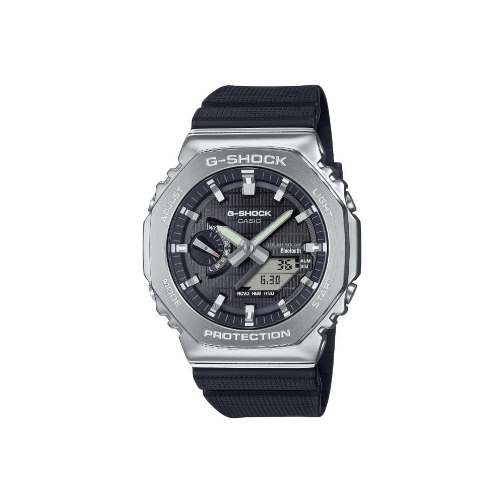 

Casio G-Shock G-Steel Solar Analog-Digital Watch Black 200M Water Resistant Smartphone Link GBM-2100-1A