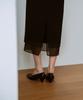 LAMEREI Square See-Through Dress[Lmbfco25Dr5806]-Black