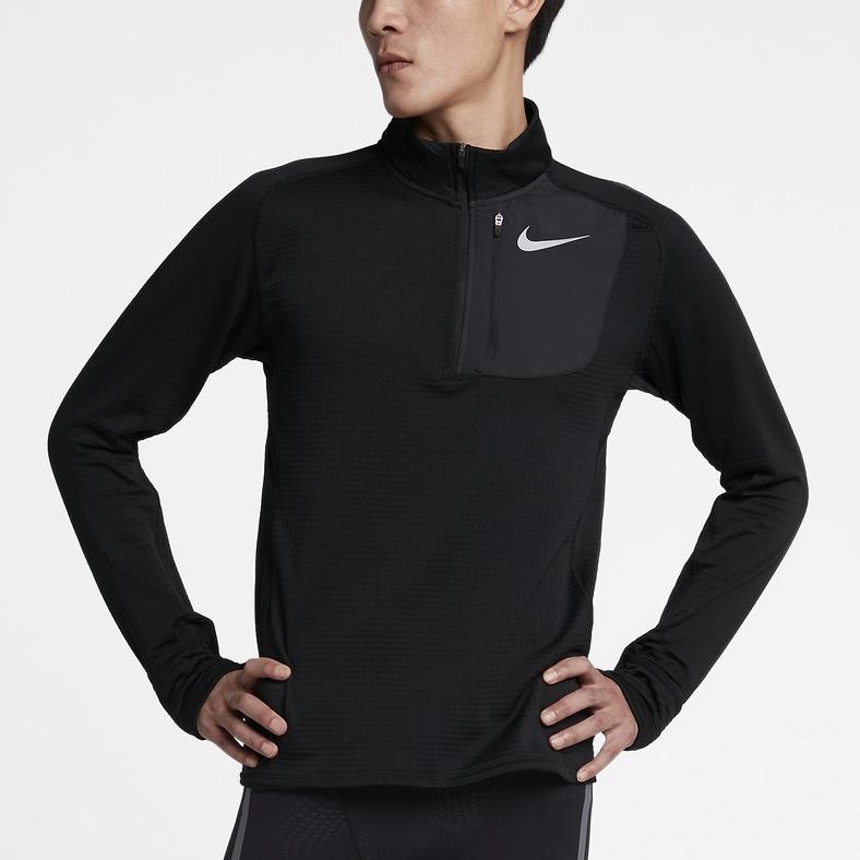 Nike Pullover Stehkragen Mode Langarm T-Shirt Herren Oberteile 857830-011