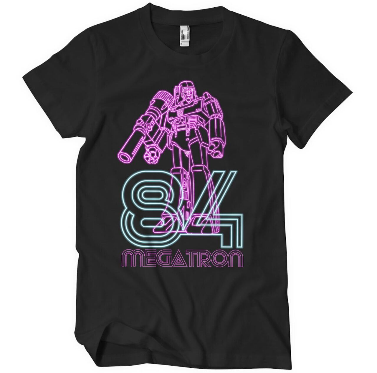 Officially Transformers Megatron 84 Neon T-Shirt S-2XL Misura S