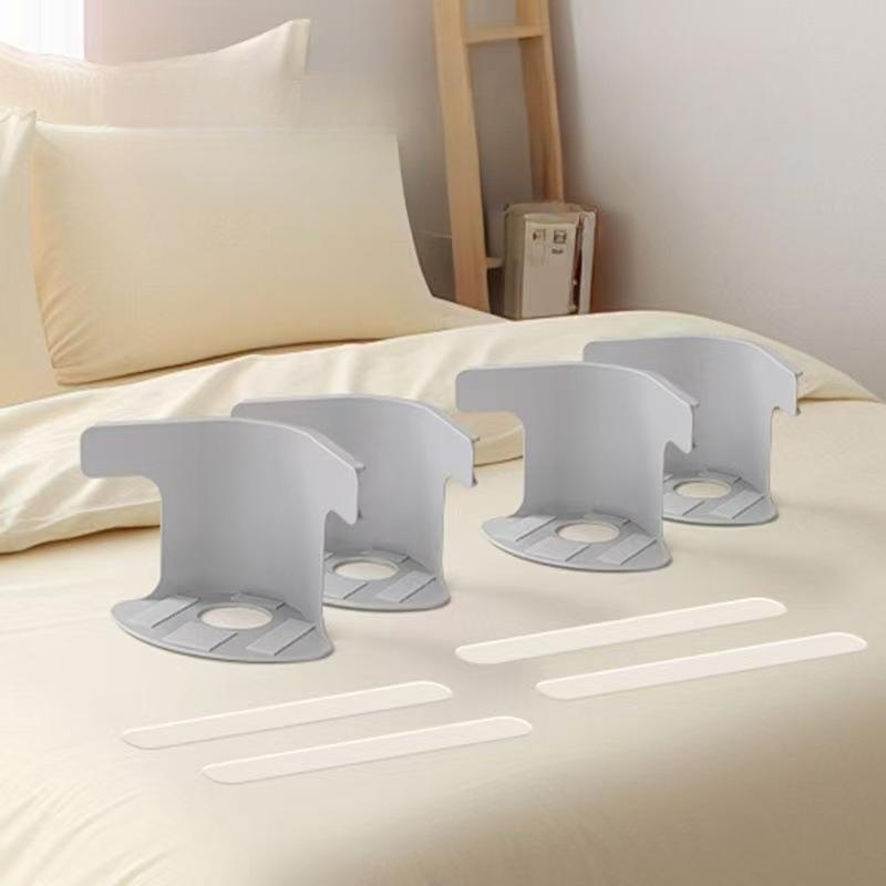 4PCS new bed sheet holder fixed single bed anti-skid shift anti-running artifact needle-free clip invisible buckle four corners