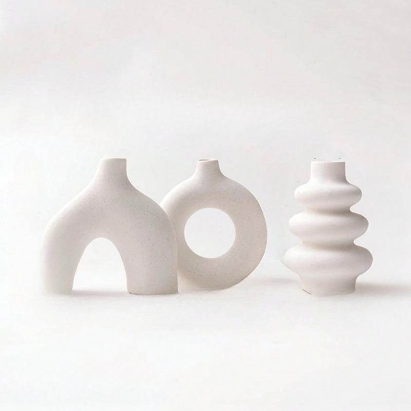 Modern Dried Flower Vase Home Decoration Center Wedding Table Party Living Room Office Bedroom Gift Creativity Convenient