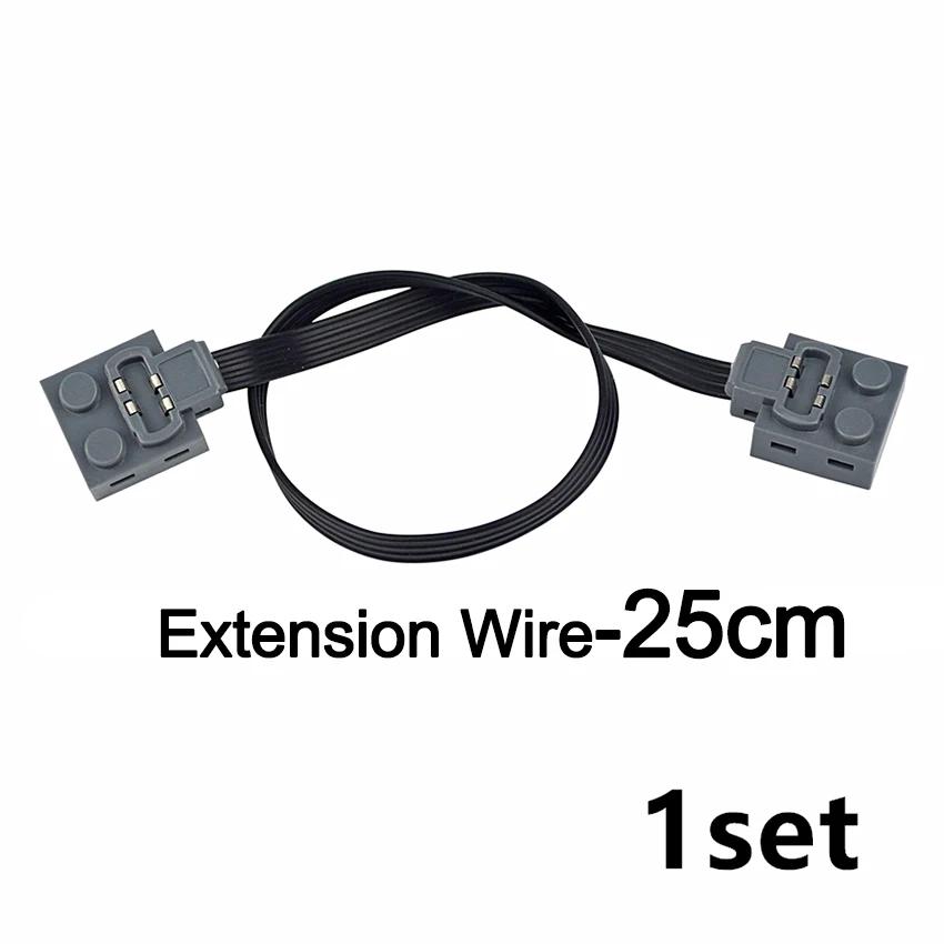 

Technical Power Functions Brick Motor Line Extension Wire Cord Replacement Card Slot Port Construction Bricks Works With 21669 60656