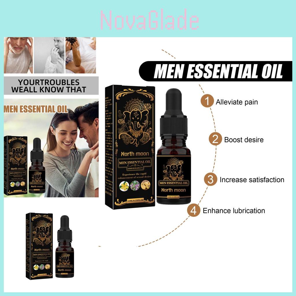 Premium North Moon Men's Massage Essential Oil For Enhanced Vitality And Endurance
