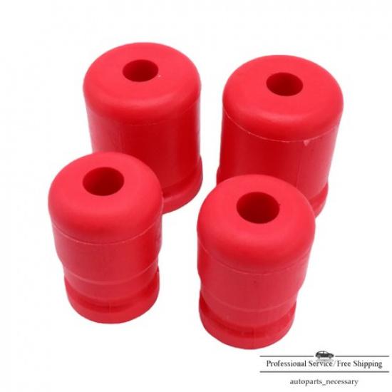 4Pcs Front & Rear Bump Stops For 2007-2018 Jeep Wrangler JK Rubicon Sahara Sport