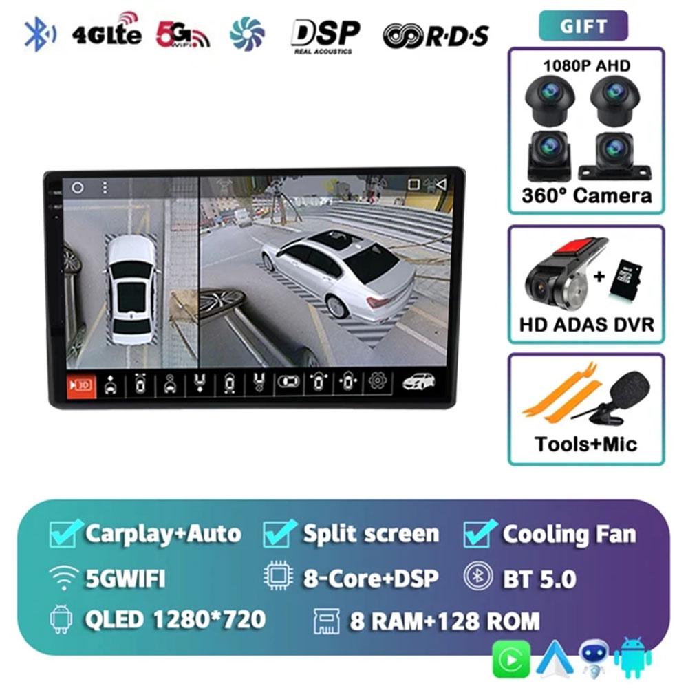 10" Android 14 For Wuling Hongguang 2025 Wireless Carplay Radio Autoradio Multimedia Video Navigation GPS Head Unit NO DVD