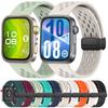 Magnetisches Silikonarmband für Huawei Watch Fit 4/4 Pro Sportliches atmungsaktives Armband Handgelenkband Huawei Watch Fit 3 Ersatz Correa