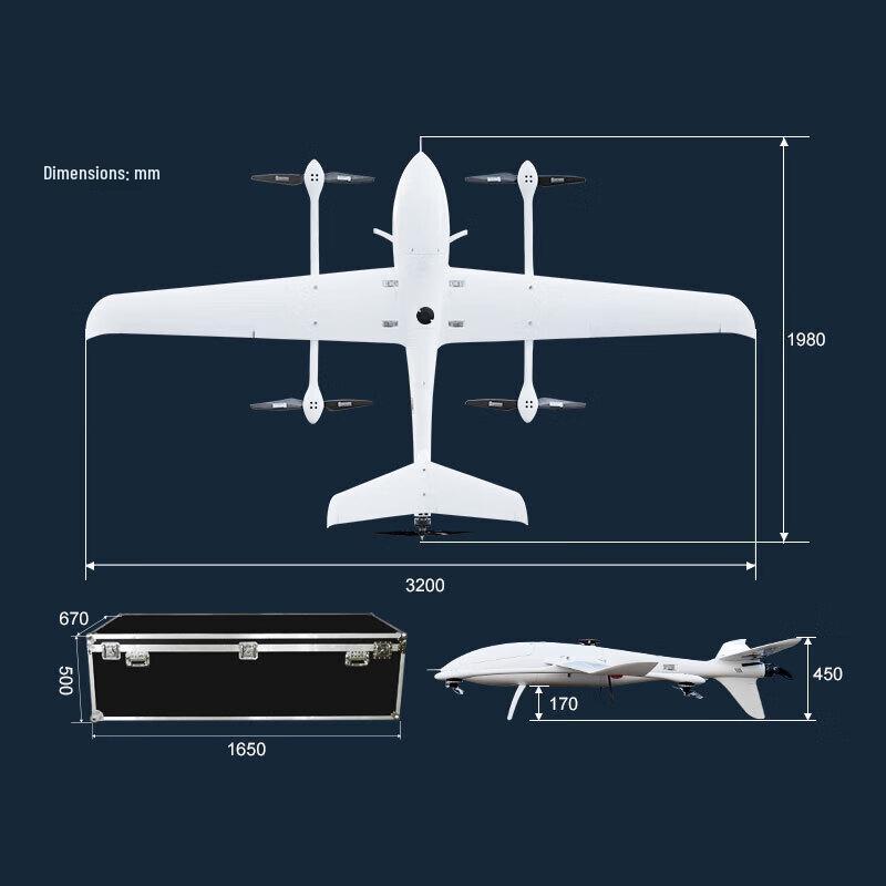 Foxtech AYK-320 VTOL Fixed-wing Drone (CN version)