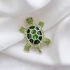 Turtle Brooch Fashion Retro Green Brooch High-end Accessories Jewelry Pin Brooch