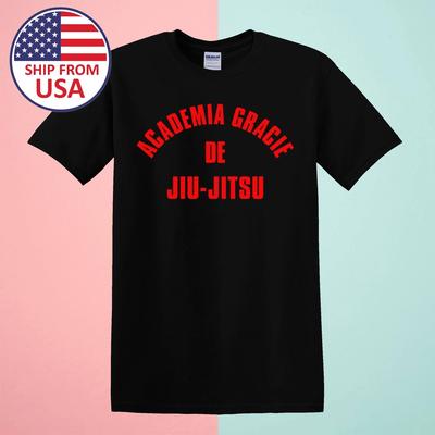 Academy Gracie Jiu Jitsu Brasil Men's Black Size S-5XL