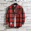 Classical Men Plaid Shirts Long Sleeve Casual Regular Fit Male Tops Autumn Spring