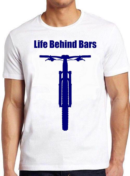 Cycling Life Behind Bars Bicycle Biking Hilarious Cyclist Gift T Shirt M662