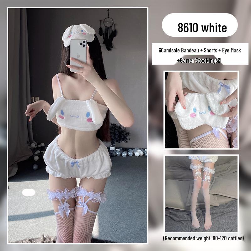 Illusionary Autumn/Winter Cartoon Lingerie Set: Cinnamoroll, My Melody & Kuromi Bra and Panty Collection