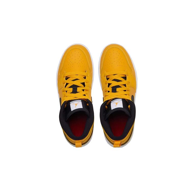 New Jordan 1 Mid PS University Gold 640734-700