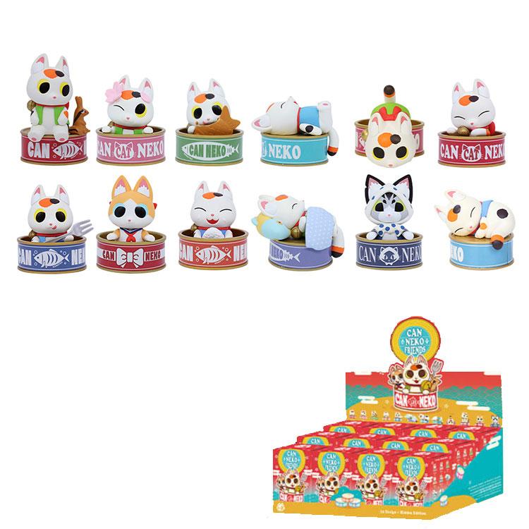 

New POP MART Xiao Xia Can Cat, Friend Collection Mystery Boxes Single Mystery Box/Full Box 12 Pcs 6972368562091 Whole Set 12 Pcs