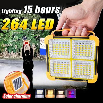 Portable Lantern LED Solar Light 1500000LM Powerful Solar Lamp Rechargeable Lamp Hand Lantern Outdoor Solar Light Camping Lamp
