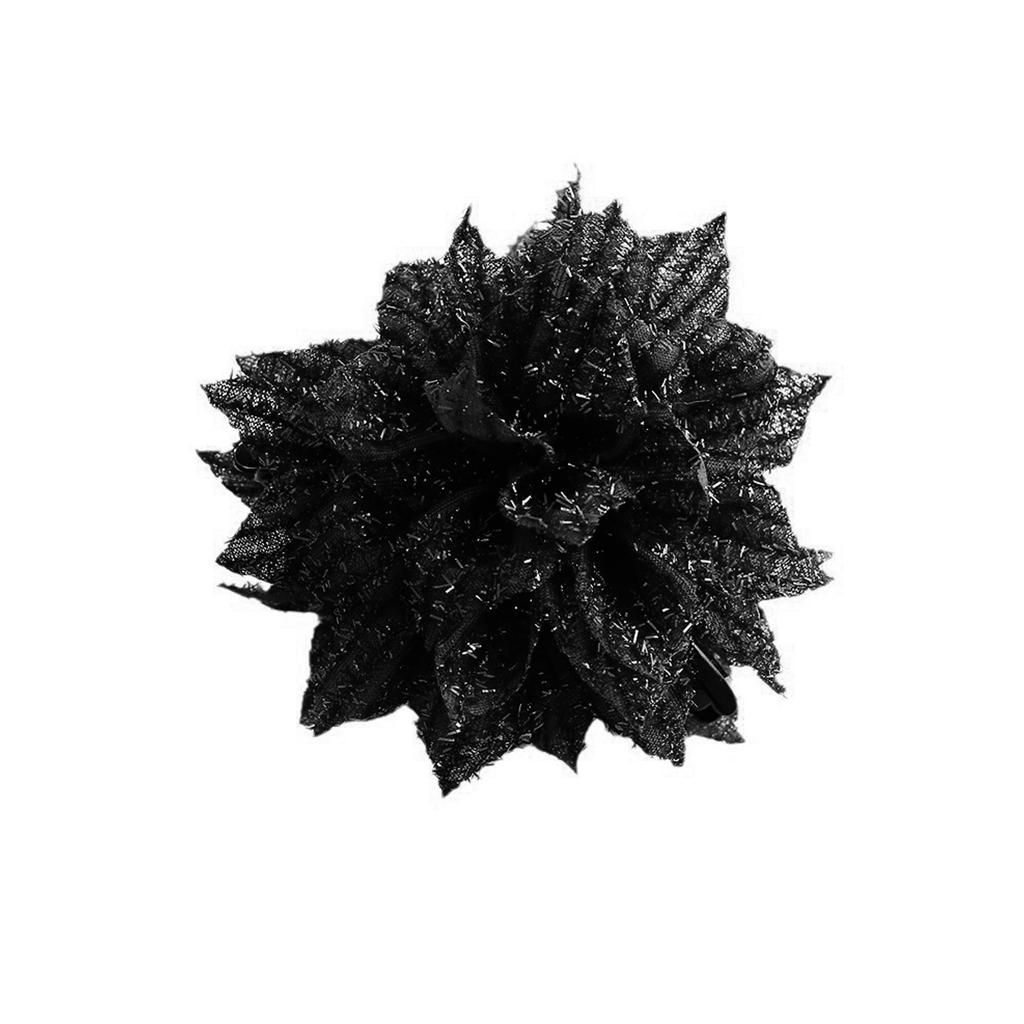 Large Flower Hair Claw Clip For Women Non Slip Fabric Hairpin For Ponytail Bun Updo Styling Accessories Durable Everyday Use