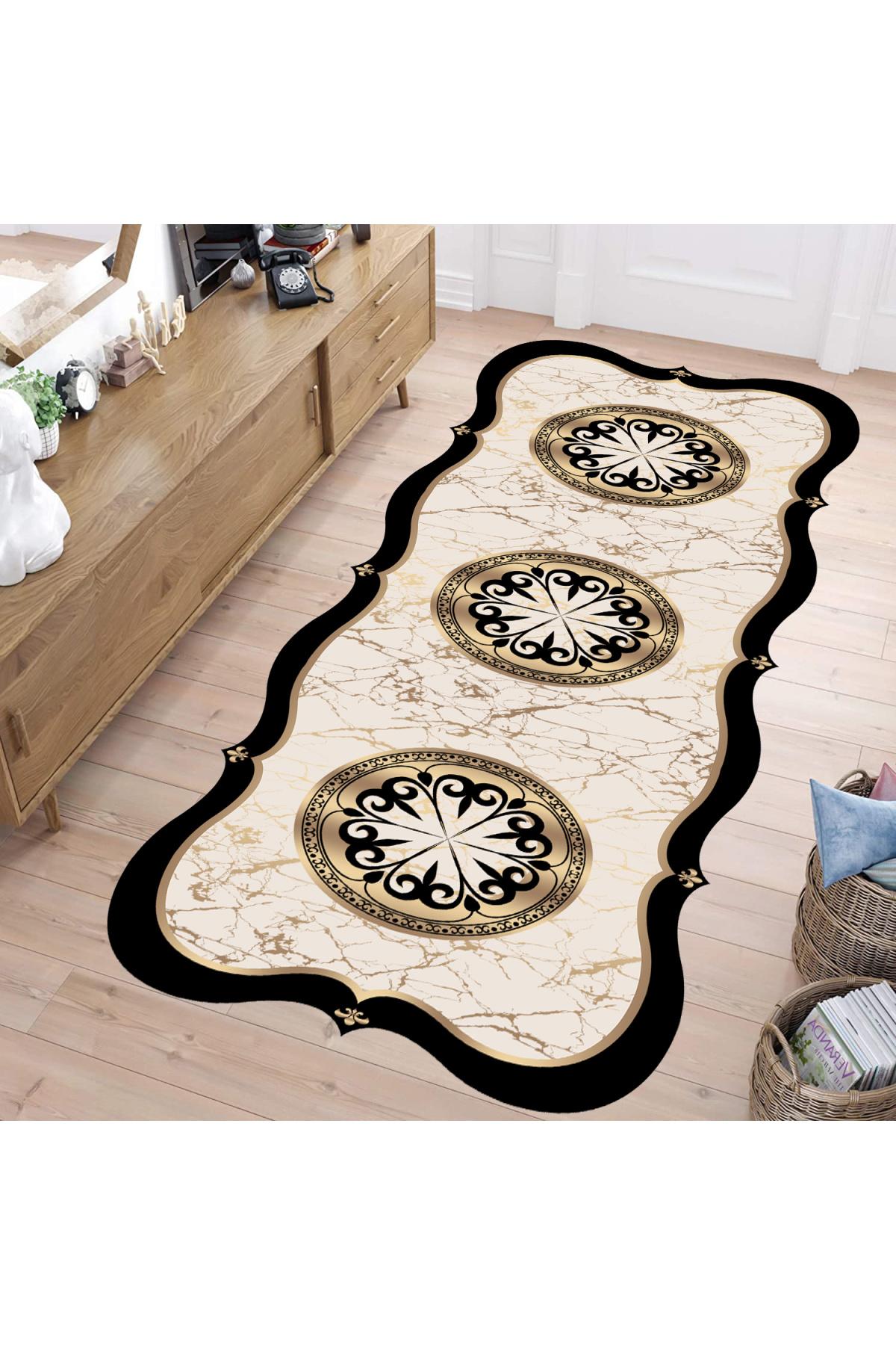 

Rovigo Home Washable Printed Carpet RGHM7027 80X150 бежевый