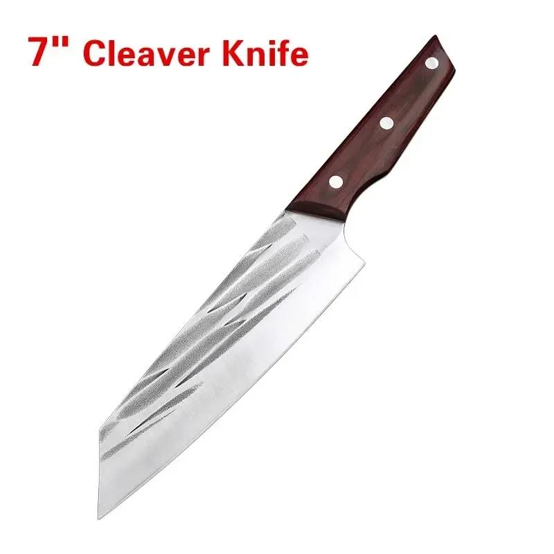Handmade Slicing Knife Cleaver Meat Chopping Vegetables Kitchen Knives Butcher Boning Knife High Steel Blade Chef Cooking Knife