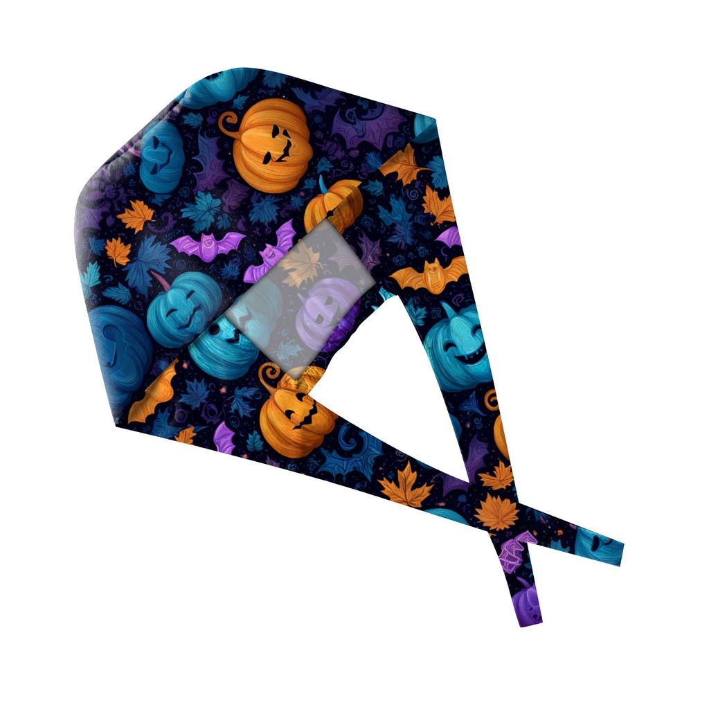 Fashion Halloween Print Work Hat Casual Wash Hat Bag Cap