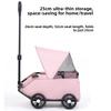 Foldable Pet Stroller Lightweight Pet Strolling Cart Small Pet Cart  For Dogs Cats Teddy Bears