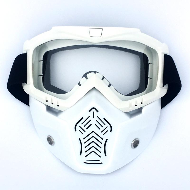Retro Motorcycle Mask Goggles for Men and Women - Ideal for Off-Road Riding and Skiing