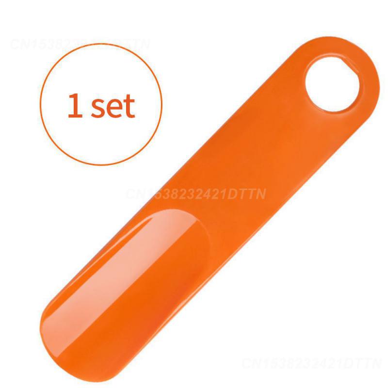 1~4PCS Shoe Smoke Exquisite Workmanship Shoe Lift Auxiliary Plastic Shoe Pull Shoehorn Comfortable 5 Colors Lazy Shoe Helper