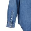 Polo Ralph Lauren Button-Down Collar Long Sleeve Shirt With Chest Pocket Women shirts Blue 211940722-001