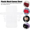 1 Stück Kunststoff-Netzstoff für Häkeltaschen, Umhängetaschen, Leere Leinwand für Stickerei, Nadelspitze, Tasche, Gestricktes Häkelnetz