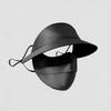 100% Mulberry Silk Face Shield With Brim UPF50 Sun Protection Outdoor Use