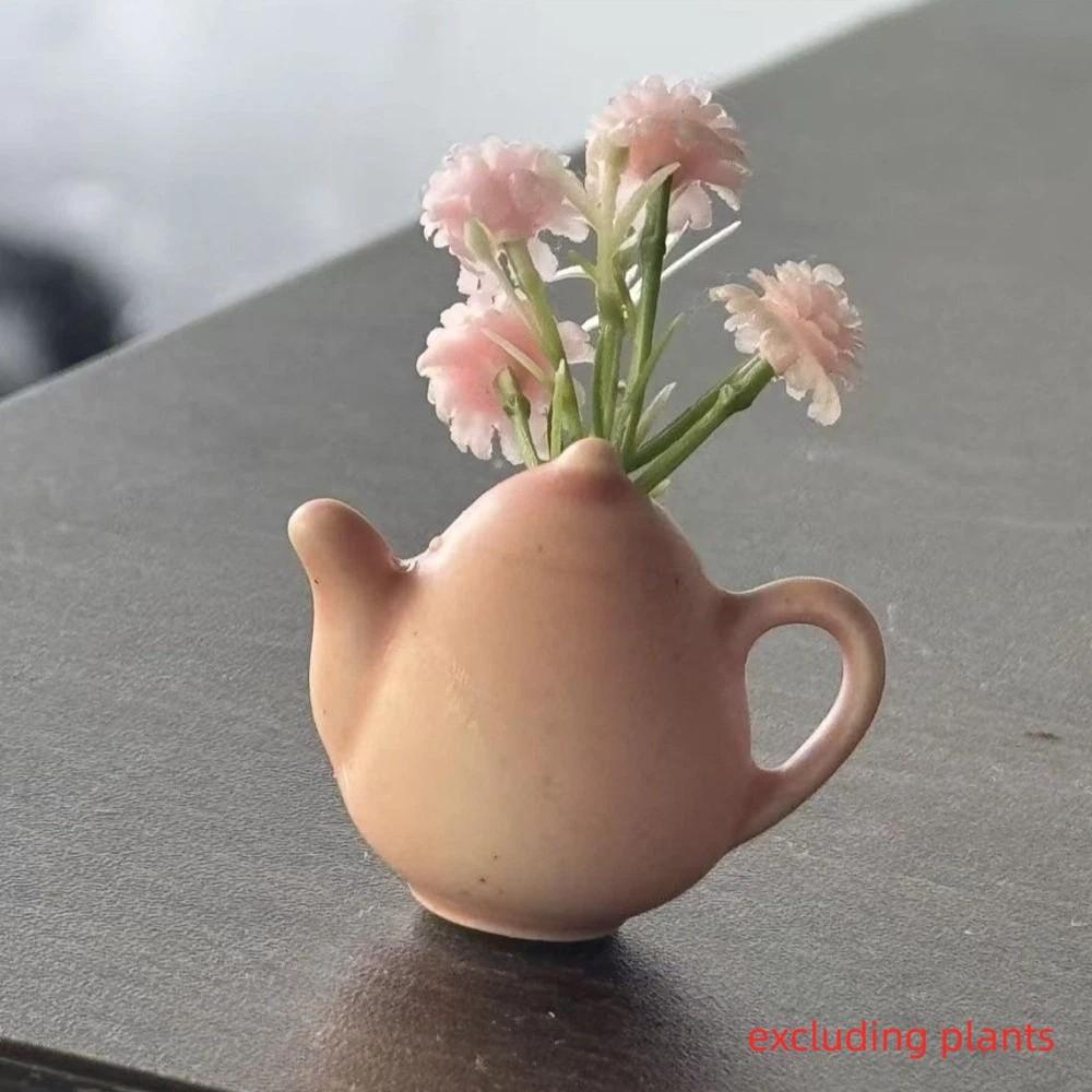 Decorative 3D Vase Fridge Magnets Pastoral Style Flower Arrangement Magnet  Dorm Room