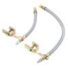 2PCS Heat-Resistant Aluminum Alloy Car Tire Valve Extension Stem High Quality Universal Auto Part for Truck RV Trailer