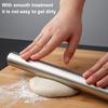 Rolling Pins, Stainless Steel Dough Roller, Essential Kitchen Utensil for Baking Pizza Dough, Pie, Cookie, Fondant, Dumpling