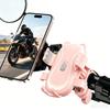 Süße Cartoon Motorrad & Fahrrad Handyhalterung – 1 Sek. Auto-Lock, 360° drehbar, Werkzeuglose 10 Sek. Lenkerinstallation, 4,7-7" Smartphones