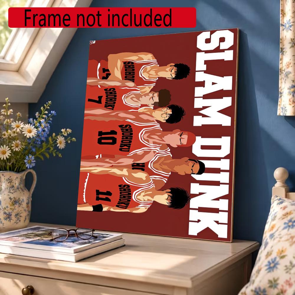 Sakuragi Basketball Dunk Diamond Painting Round Diamond Mosaic Rhinestones Diamond Embroidery Craft Kit Wall Decor Without Frame