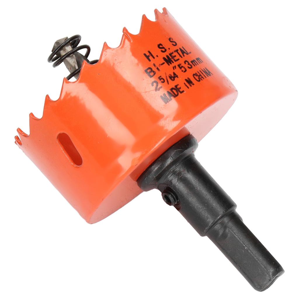 Hole Saw Drill Bit Sharply Teeth Easy Chip Removal High Hardness HSS Hole Cutter with Arbor for Wood Metal