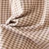 De Velvet Couple's Autumn/Winter Pajama Set: Women's Simple Check Long Sleeve & Men's Loose Casual Home Wear, Also Suitable for Spring Outdoor Wear