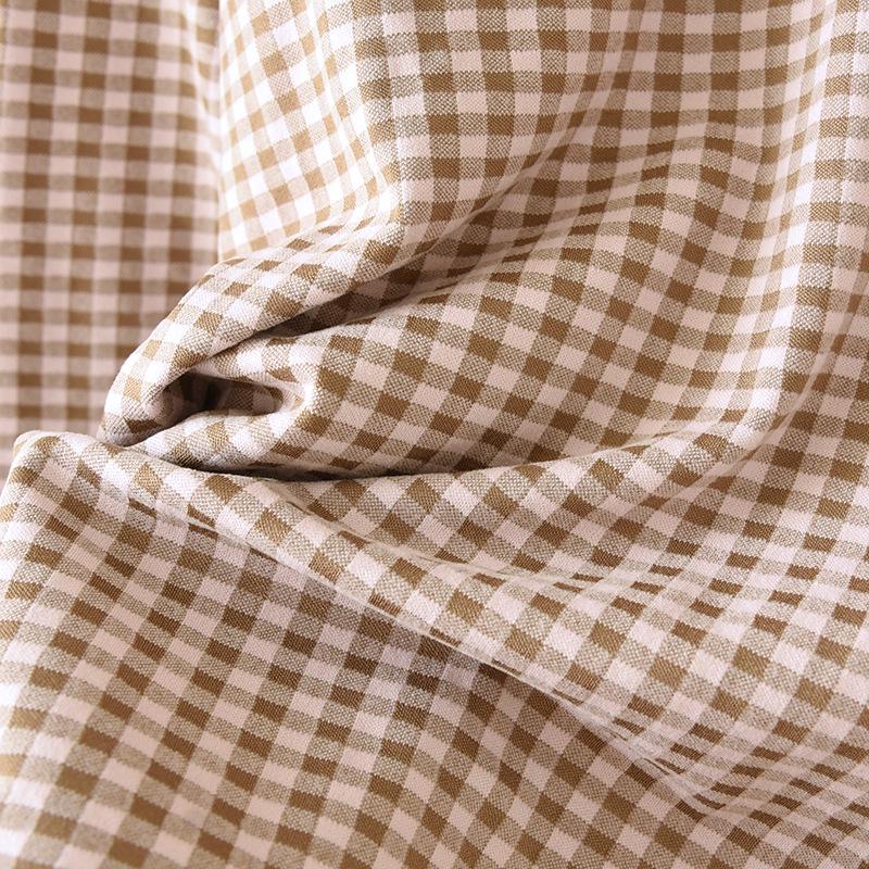 De Velvet Couple's Autumn/Winter Pajama Set: Women's Simple Check Long Sleeve & Men's Loose Casual Home Wear, Also Suitable for Spring Outdoor Wear