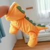 Hundemantel mit Kapuze Dinosaurier Hundekostüm Hundeoverall Wintermantel Hundeoverall Kostüm Hoodie Hundejacke Hundekleidung