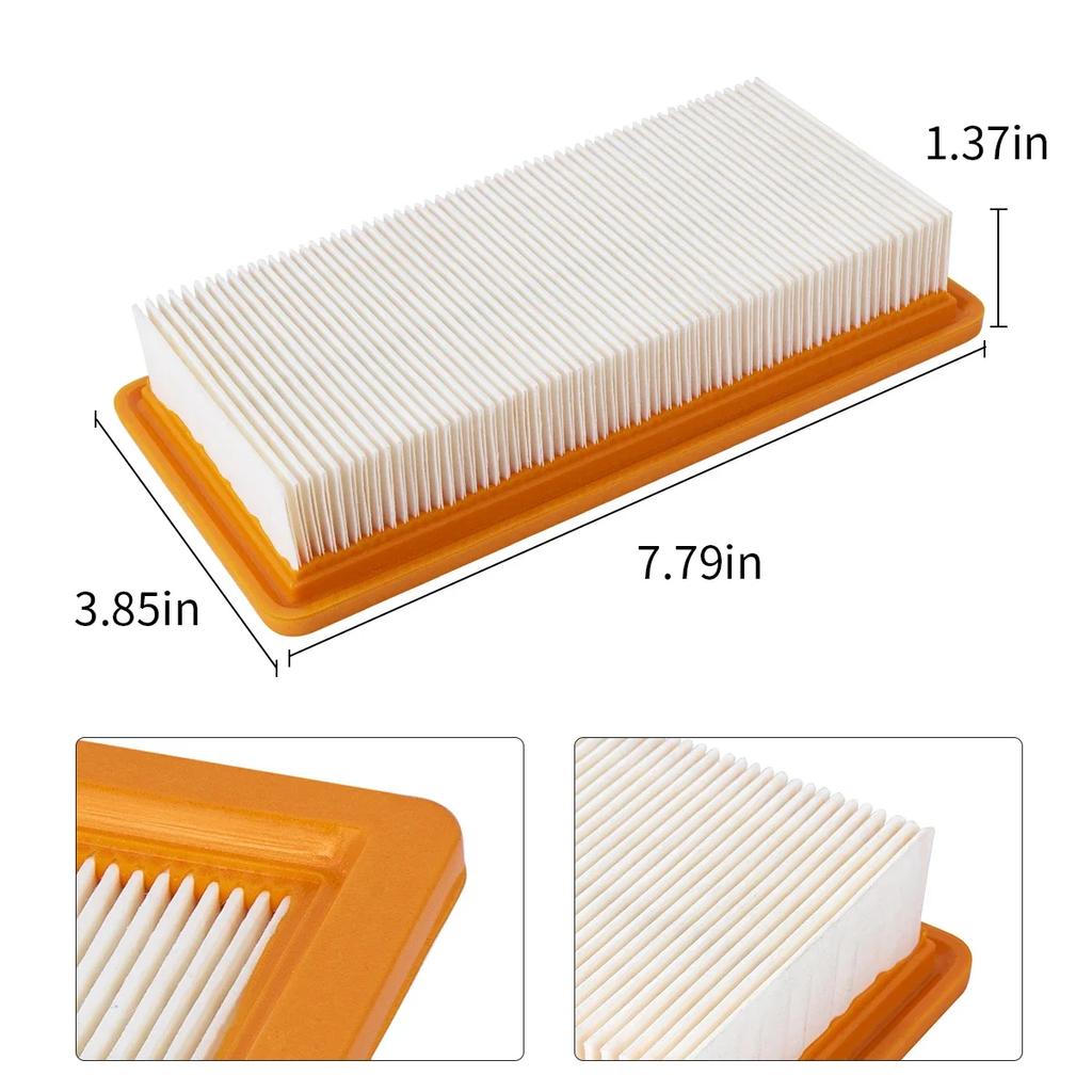 2-6Pcs HEPA Filter for DS5500 DS6000 DS5600 DS5800 Karcher Quality Vacuum Cleaner Parts Karcher 6.414-631.0 HEPA Filters