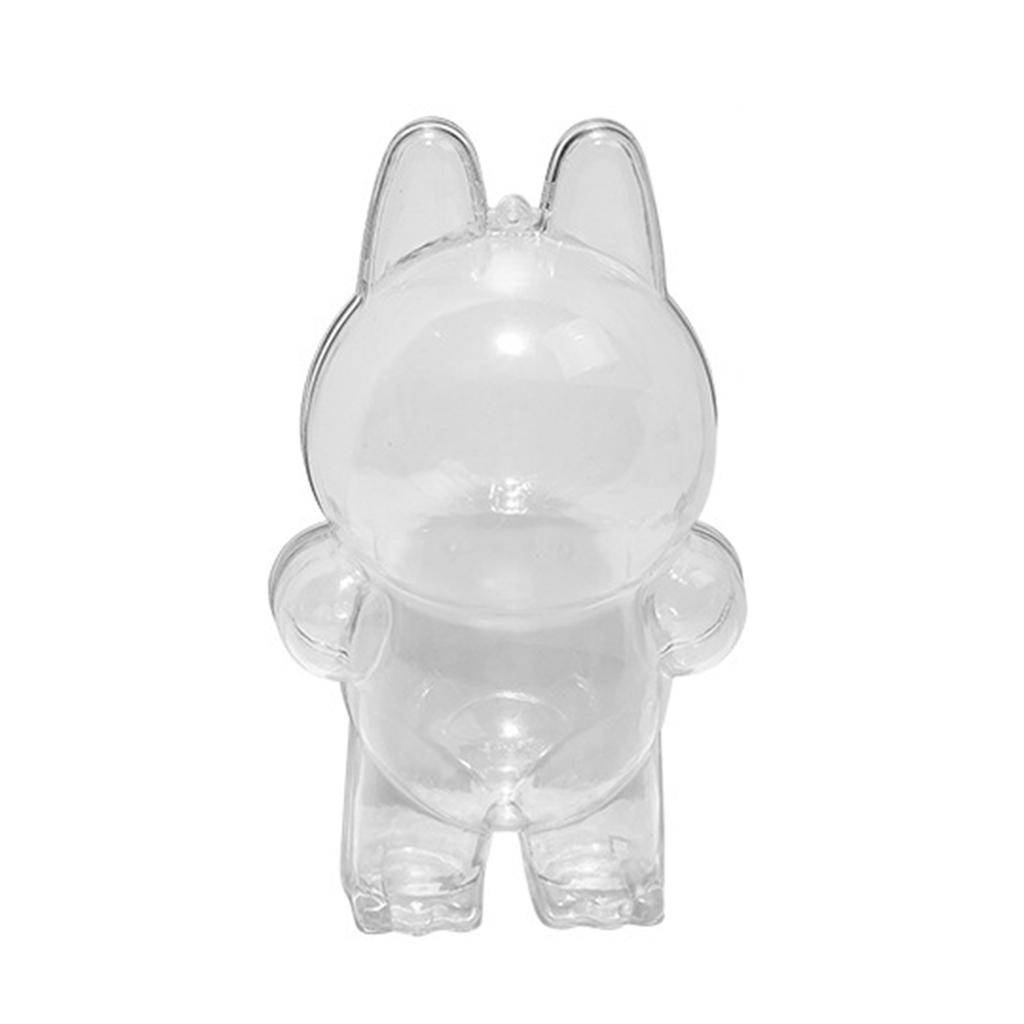 Clear Display Case for Anime Figure Dolls Display Cover Dustproof Case for Keychains and Walking Model Figurine Doll