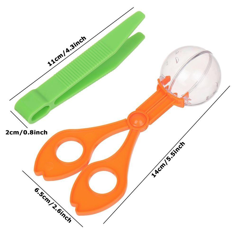 2Pcs/Set Plant Insect Catcher Set Plastic Nature Exploration Toy Kit Biology Study Tool Set  Kids