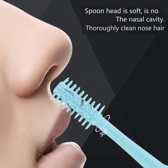 Nose Hair Trimmer 360 Degree Rotating Double-Head Portable Sharp Manual Men Women Nose Hair Removal Tool Beauty Supplies