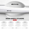 8pcs Car Door Bowl Anti-scratch Badge Clear Door Handle Sticker For Mercedes Benz AMG GLE GLC W205 W206 W203 W204 W210 W212