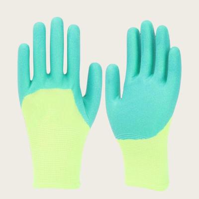 Anbikang Arbeits-Handschuhe mit Nylon-Schaumstoff-Gummi-Beschichtung