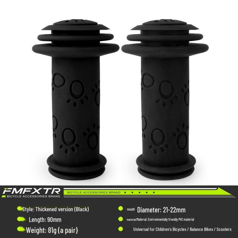 Children s Soft PVC Handlebar Grips for Bicycles, Scooters, and Strollers One Size