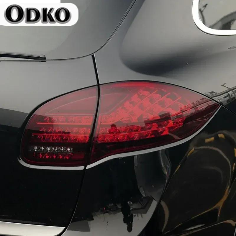 Per Porsche Cayenne 958 2011-Presente GTS Turbo Pellicola Protettiva Fari Auto Wrap Oscurante Fanali Posteriori Vinile Adesivo TPU Accessori