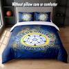 Set Biancheria da Letto Leeds United 1 Copripiumino + 2 Federe Morbido Traspirante Biancheria da Letto per la Casa