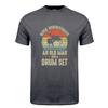 Funny Unisex T Shirt Never Underestimate An Old Unisex With A Drum Set Tshirt Summer Graphic Drummer Tshirts Unisex Clothes Tops Dy301